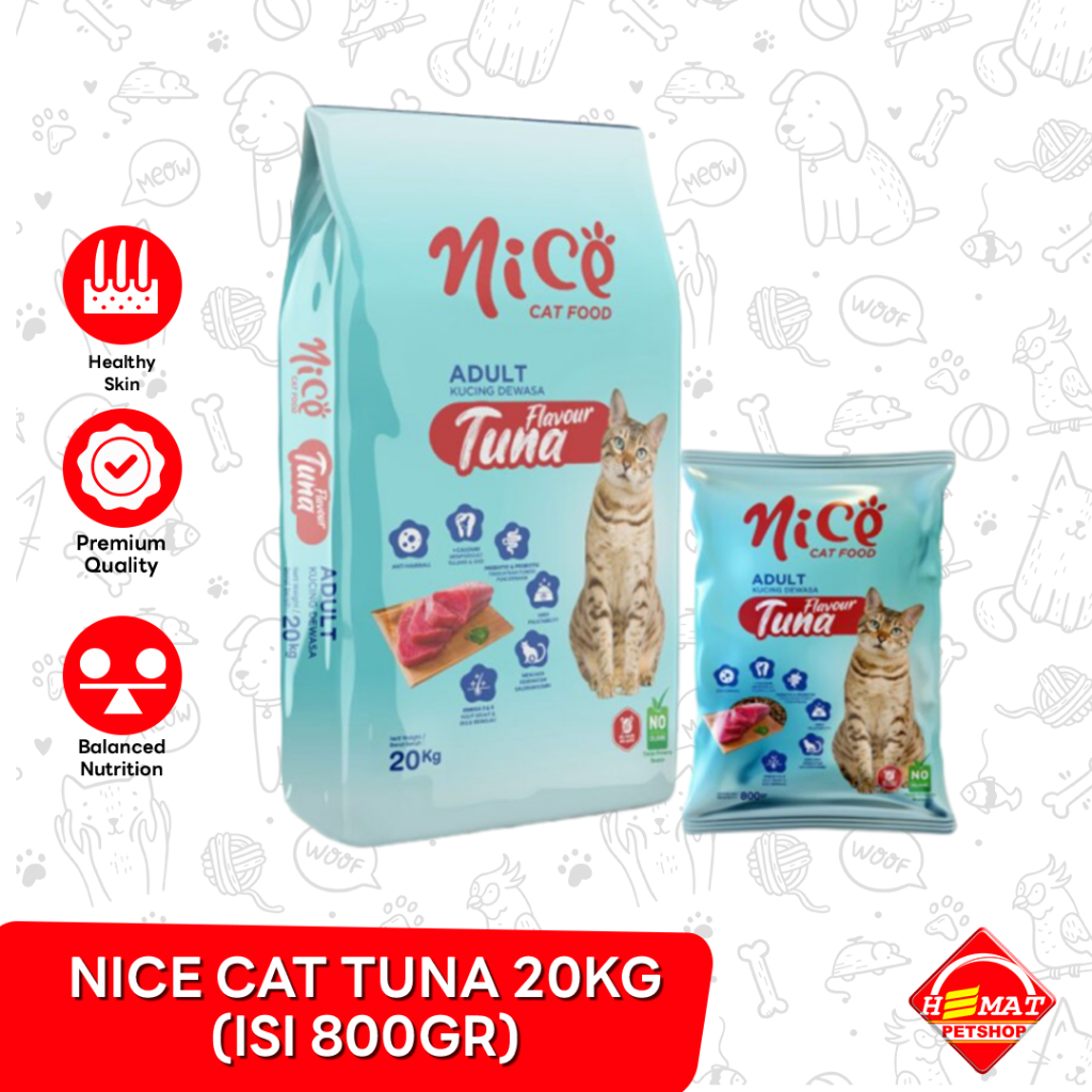 Makanan Kucing Nice Cat 20 Kg / NiceCat 20 Kg