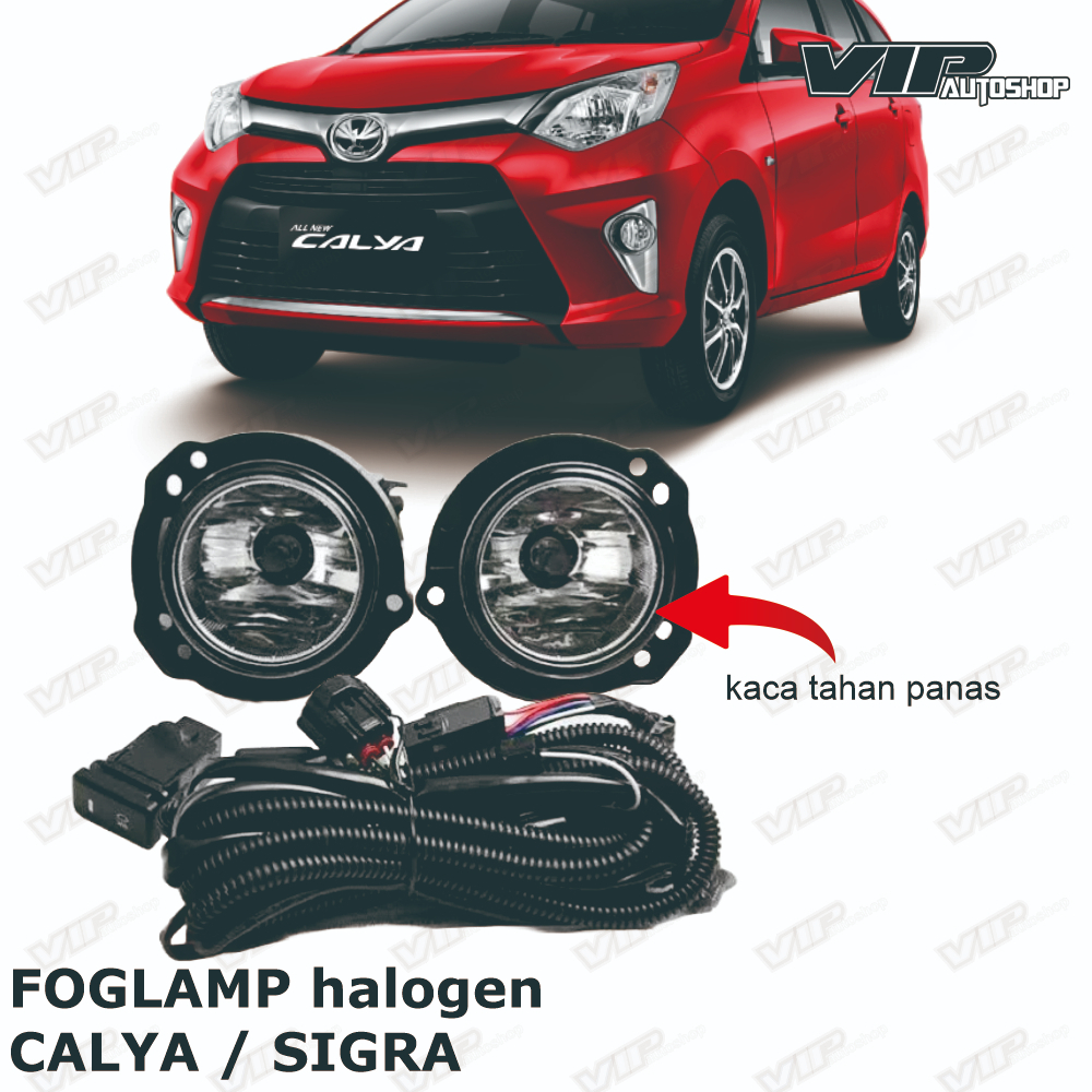 CALYA SIGRA Foglamp lampu kabut fog lamp halogen kuning bemper bawah