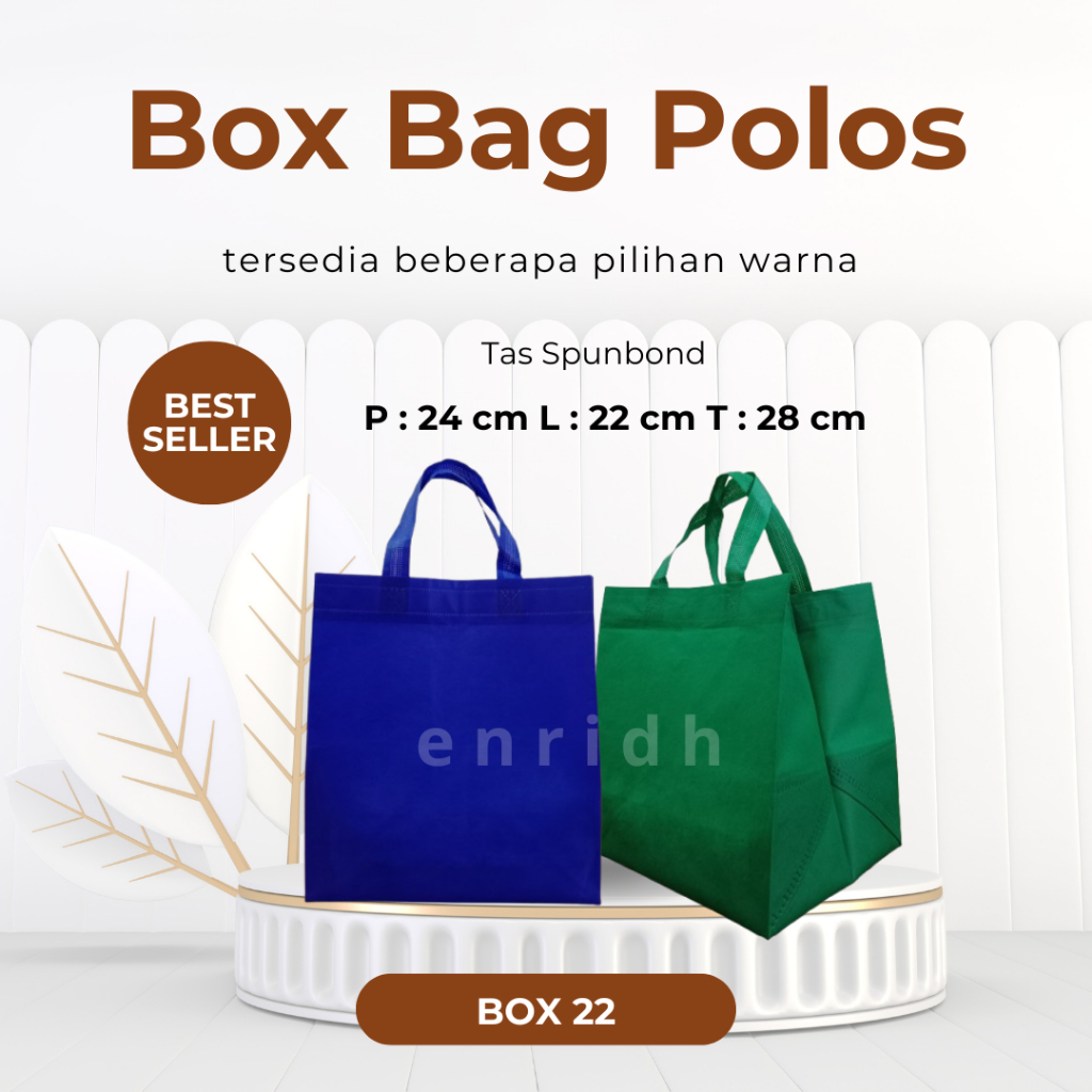 

Tas Hajatan Spunbond Ukuran 22/ Tas Nasi Box/ Tas Spunbond/ Tas Hajatan DUS 22