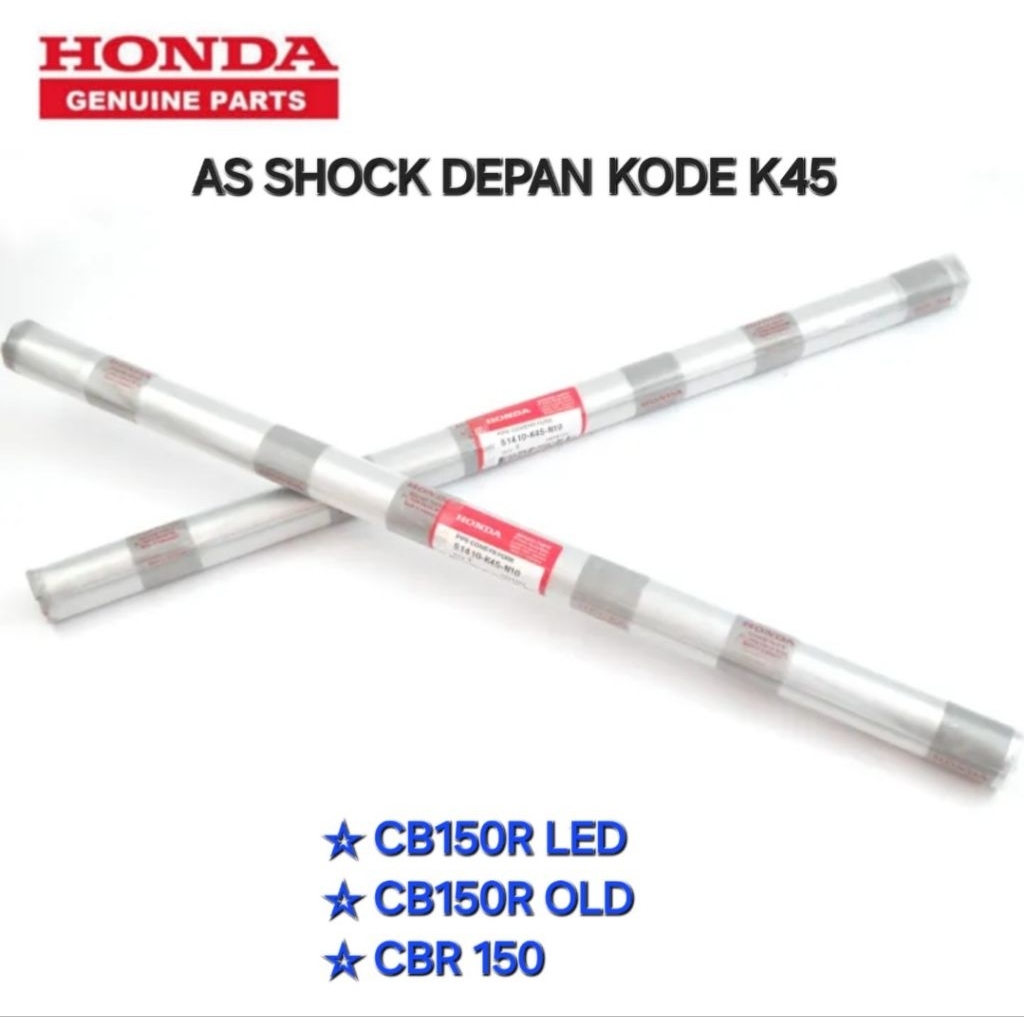 AS SHOCK DEPAN PIPA SHOCK DEPAN CB150R LED CB150R OLD CBR 150 ORIGINAL HONDA KODE K45