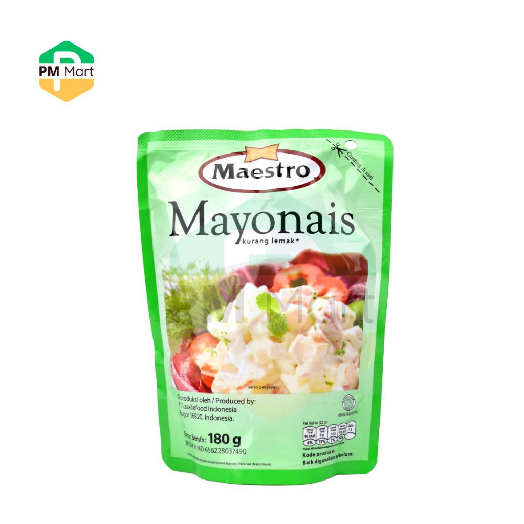 

Saus Mayonais Maestro 180 Gram