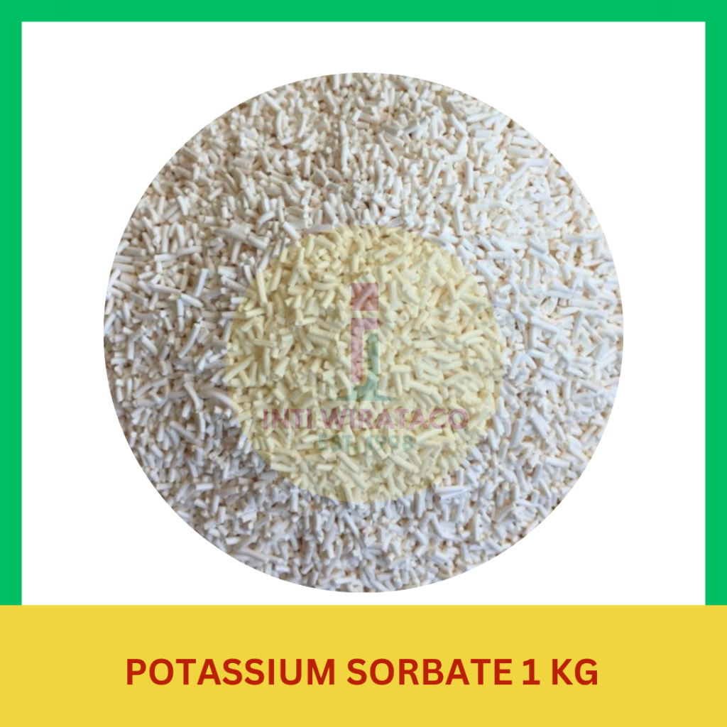 

Potassium Sorbate / Pengawet Makanan / Kalium Sorbate 1 Kg