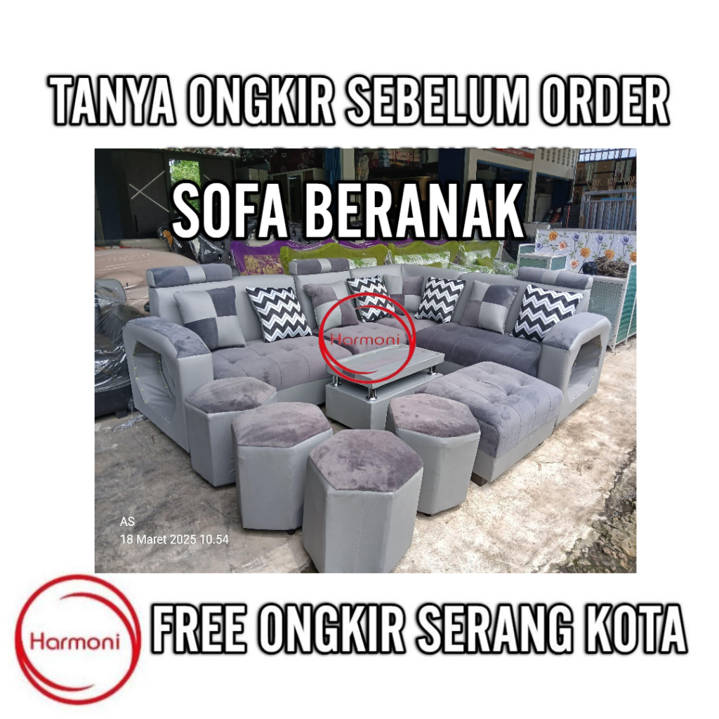 Sofa L Beranak Sofa L Sudut Beranak Bisa Request Warna Free Ongkir Serang Kota Dan Cileogn