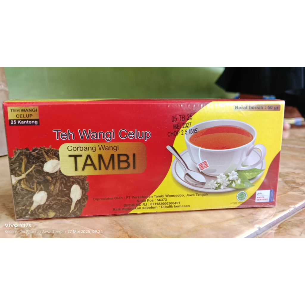 

Teh corbang melati celup | original tea | jasmin tea | mixing tea | teh tambi wonosobo