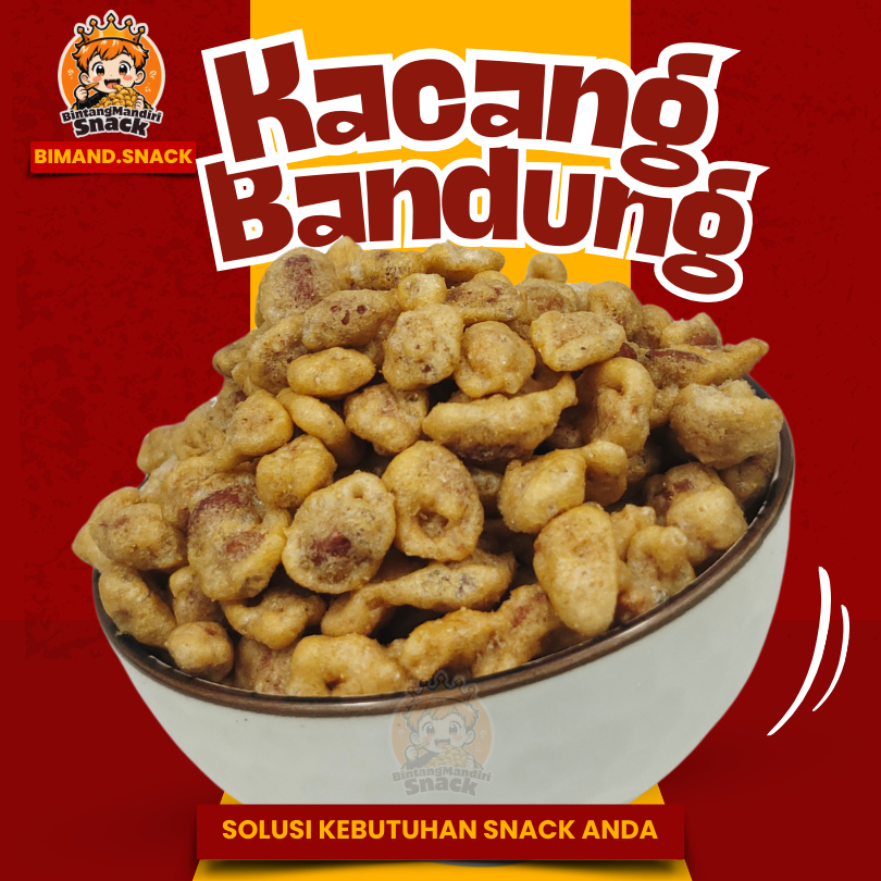 

Kacang Bandung120gr Renyah Gurih | Snack Kiloan Cemilan Murah Jajan Kiloan Camilan Bimand.Snack
