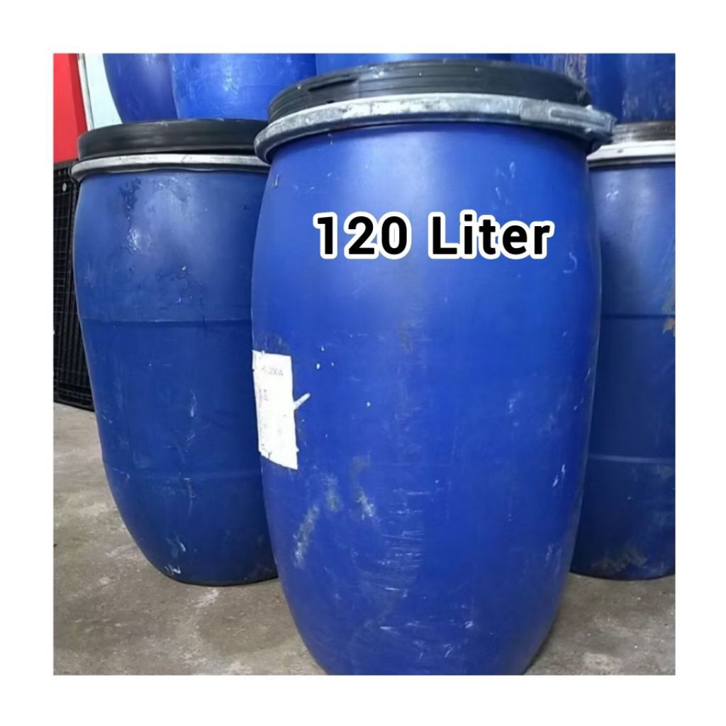 drum plastik bekas 120 liter silase