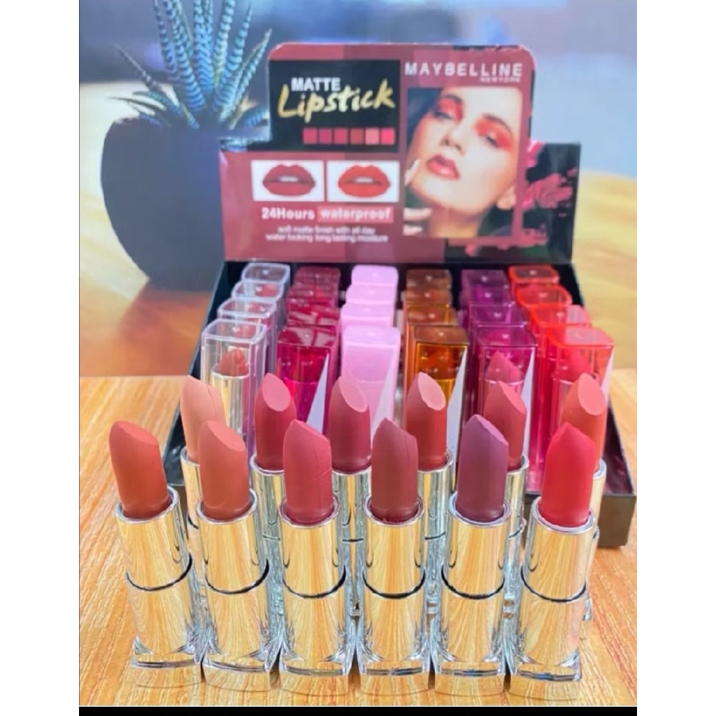 Termurah lipstick batang MAYBELLINE/REVLON