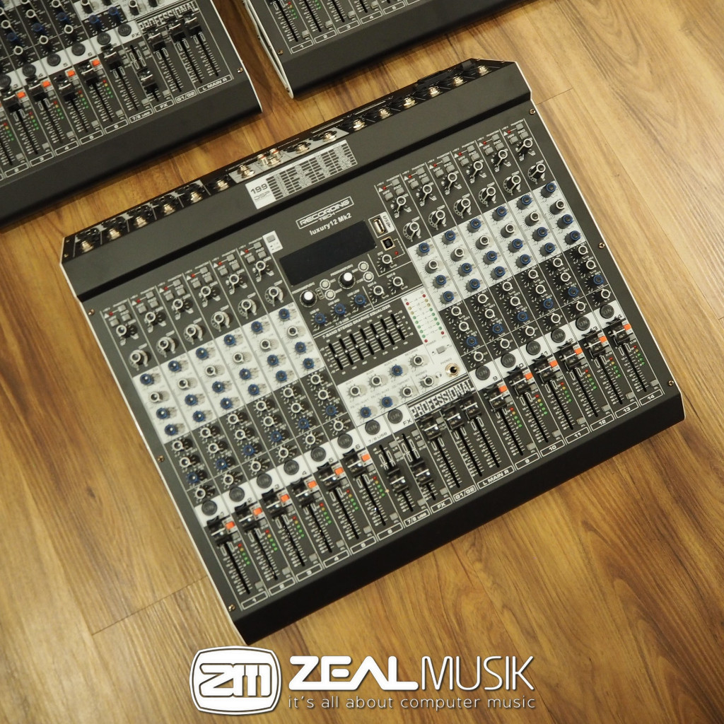 RECORDING TECH LUXURY 12 MK2 - MIXING CONSOLE / Mixer 12 Channel - Zeal Musik Jogja