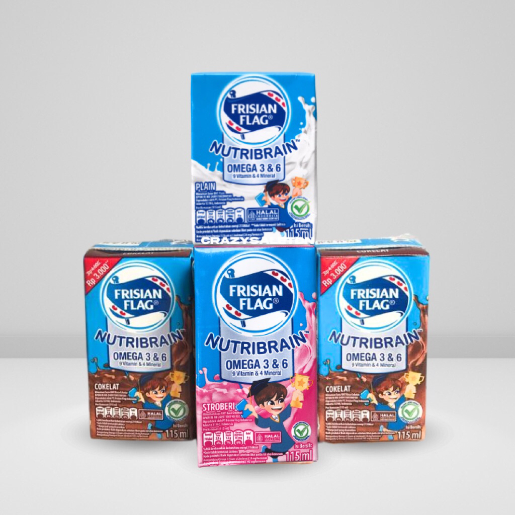 

[CRAZY SALE] Frisian Flag Nutribrain Omega 3 & 6 Cokelat 115ml
