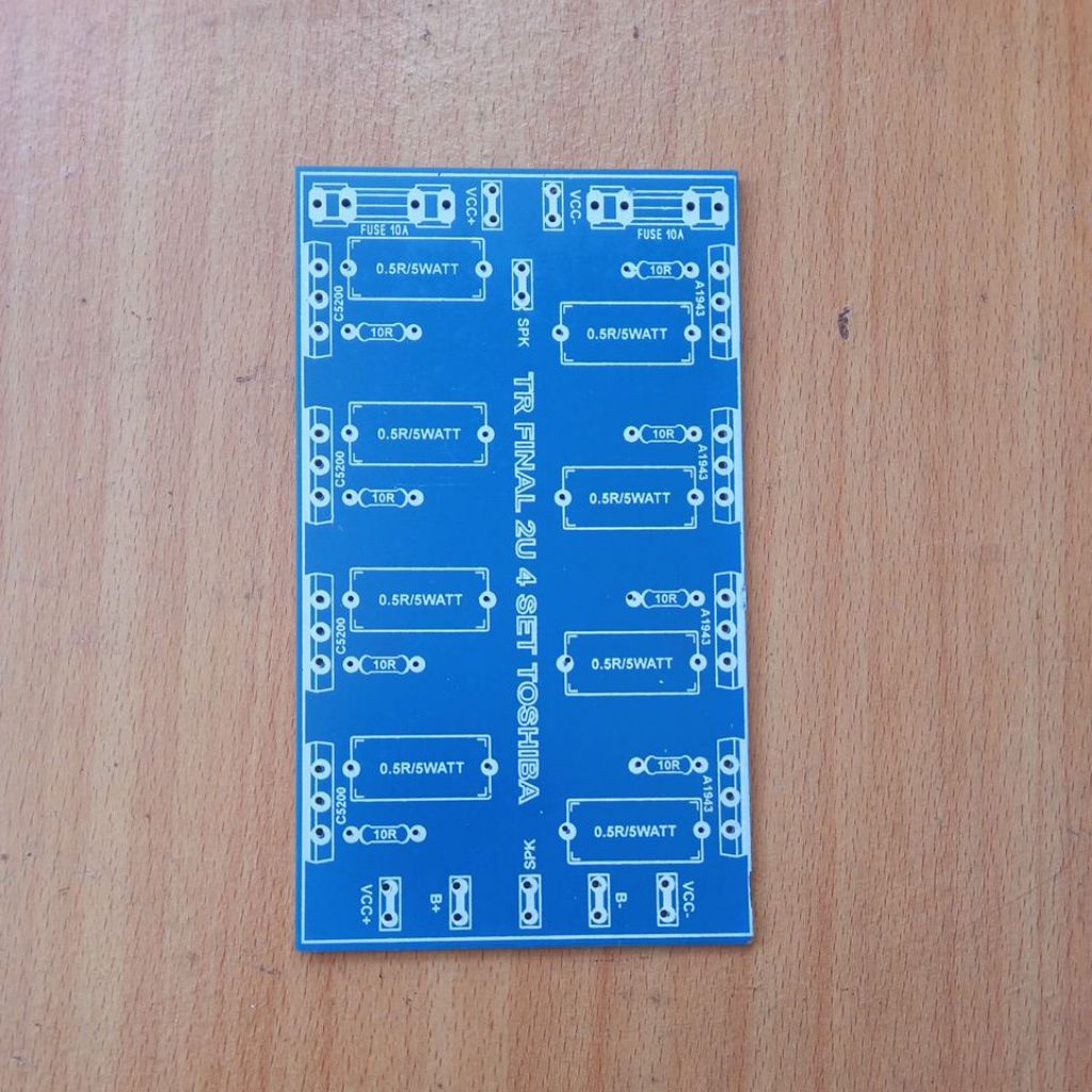 PCB toshiba 4 set 2u pcb transistor final
