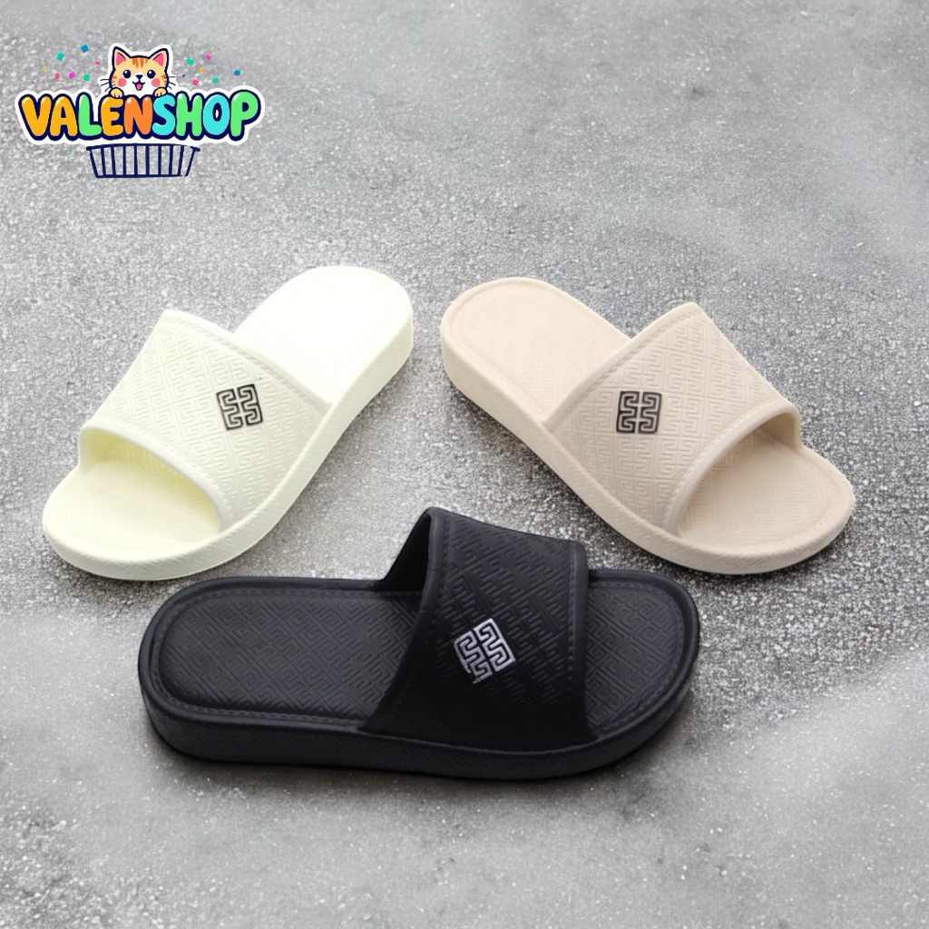 EH2011 | Sandal Slip On Unisex Wanita & Pria Terbaru 2025 | Sandal Selop Wanita Branded Original | S
