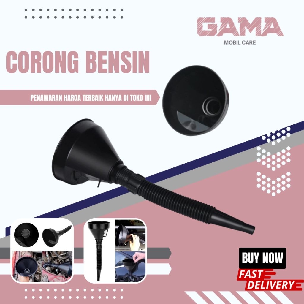 Corong Oli/Corong Minyak Bensin Motor & Mobil Fleksibel Ukuran Jumbo/Corong bensin fleksibel & porta