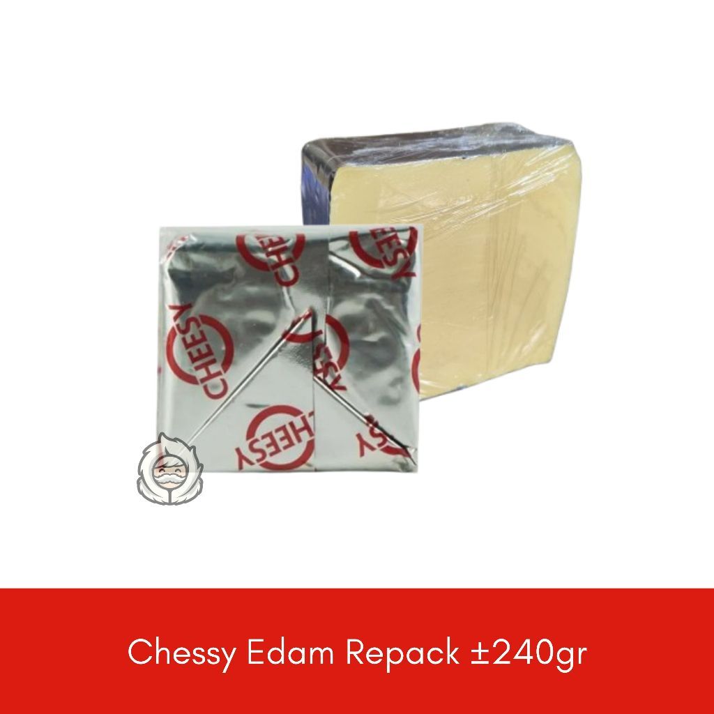 

Chessy Keju Edam potongan Repack keju aroma edam