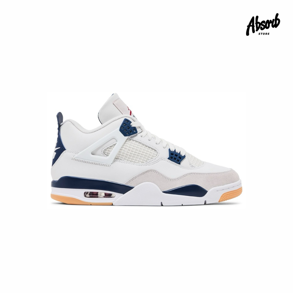 Nike SB x Air Jordan 4 Retro SP (White/Navy) DR5415-100