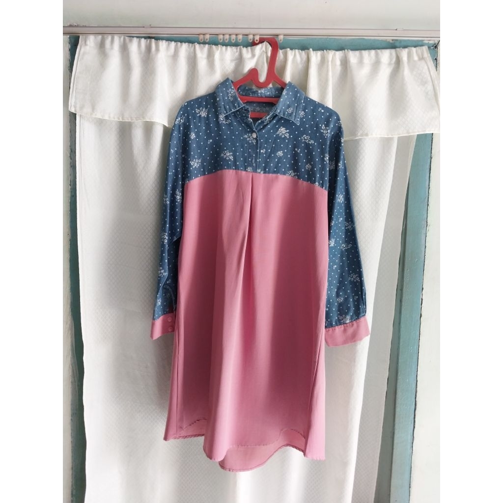 Tunik/ baju dress/ ootd kekinian