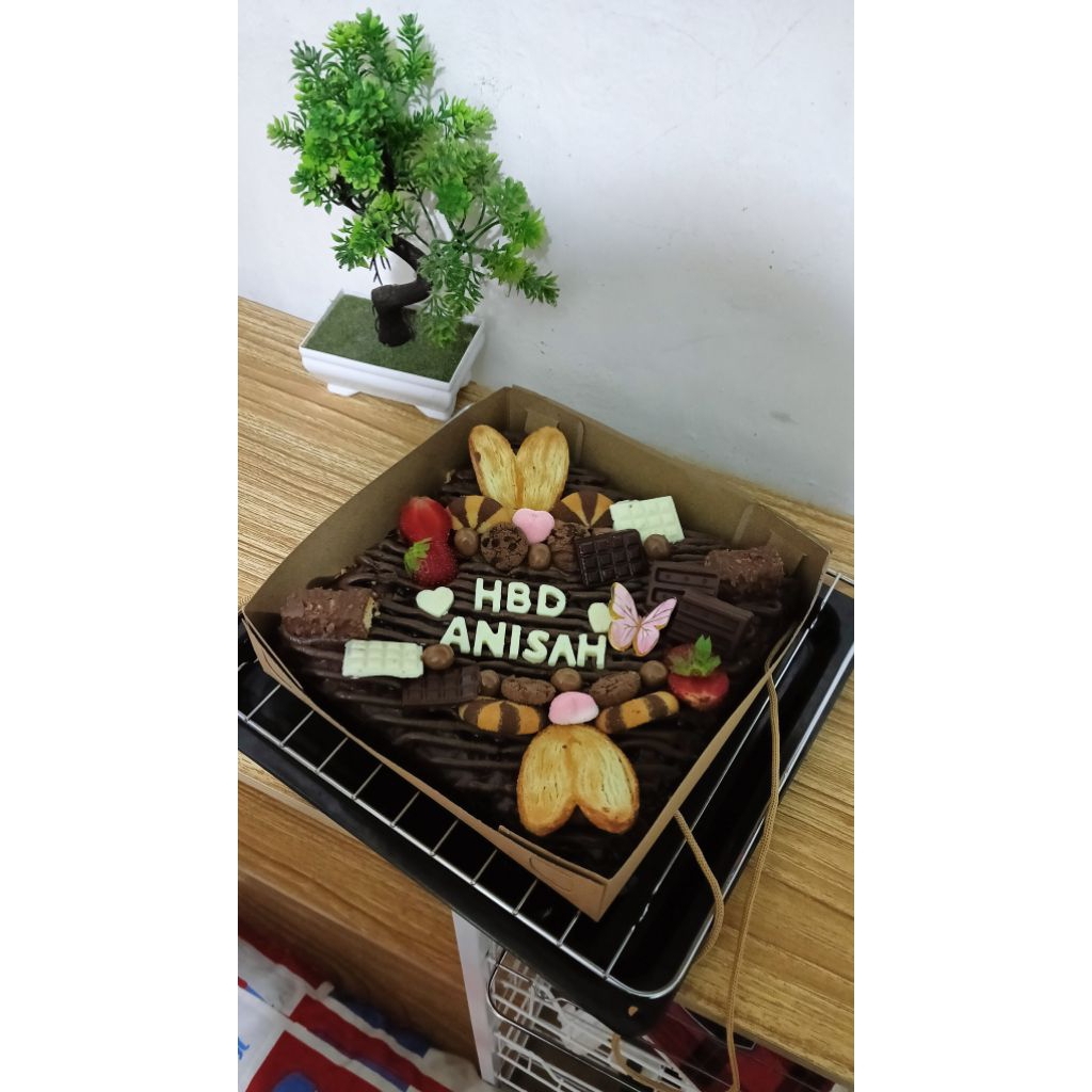 

fudgy Brownis hias 20x20cm