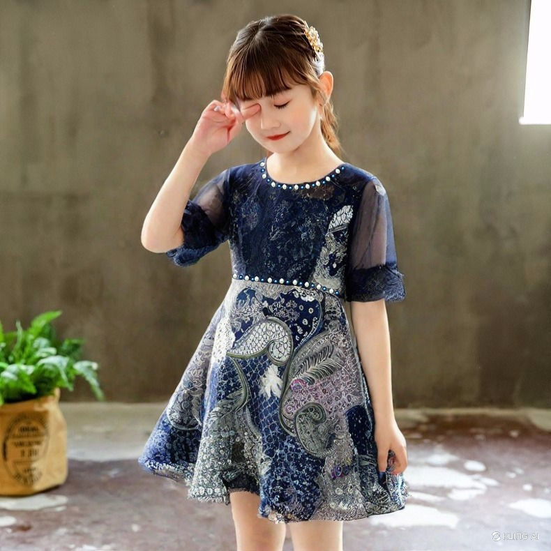 [ELAINA COLLECTION] DRESS CAMILLA KIDS (PREMIUM) / DRESS ANAK PEREMPUAN / DRESS PESTA / DRESS BATIK 