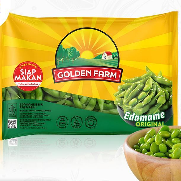 

Golden Farm Edamame | Kacang Kedelai Jepang Frozen - 450 gram - Original