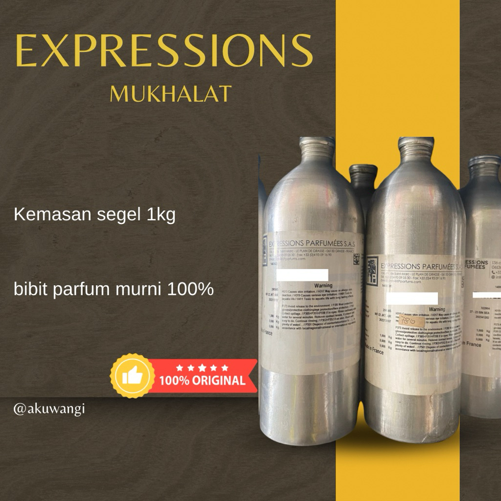 Bibit parfum mukhalat inspired mukhalat dubai by exppressions kemasan segel 1kg