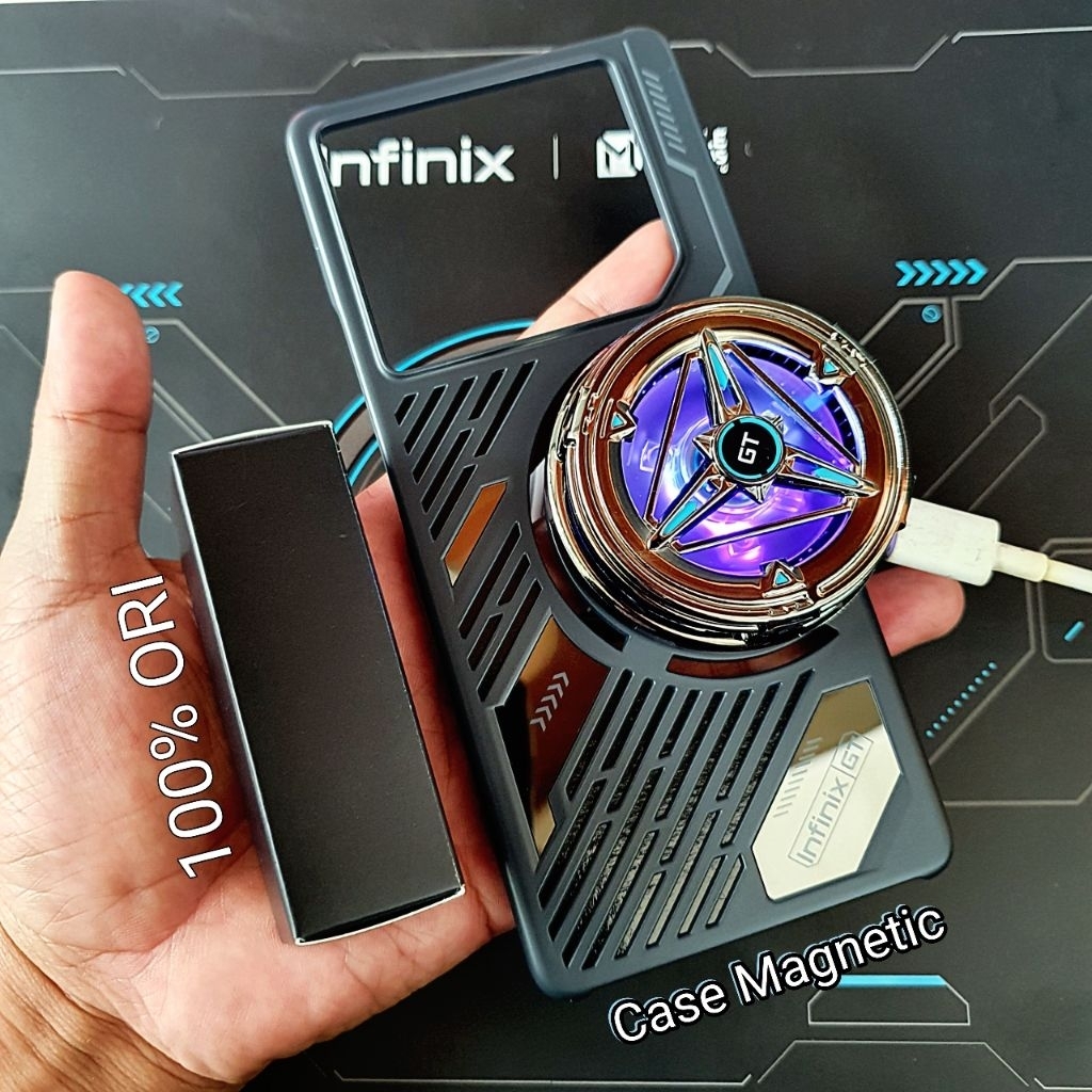 Gift Box || Softcase Infinix Gt 20pro || Fan Gaming Cooler infinix Gt 20pro || Gift Box || Pendingin