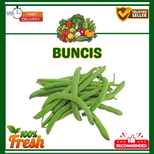 

KIRIM INSTAN Sayur Buncis Hijau Segar 100gr