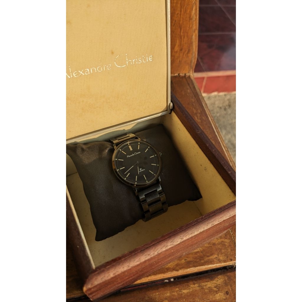 jam tangan Alexandre Christie second ori