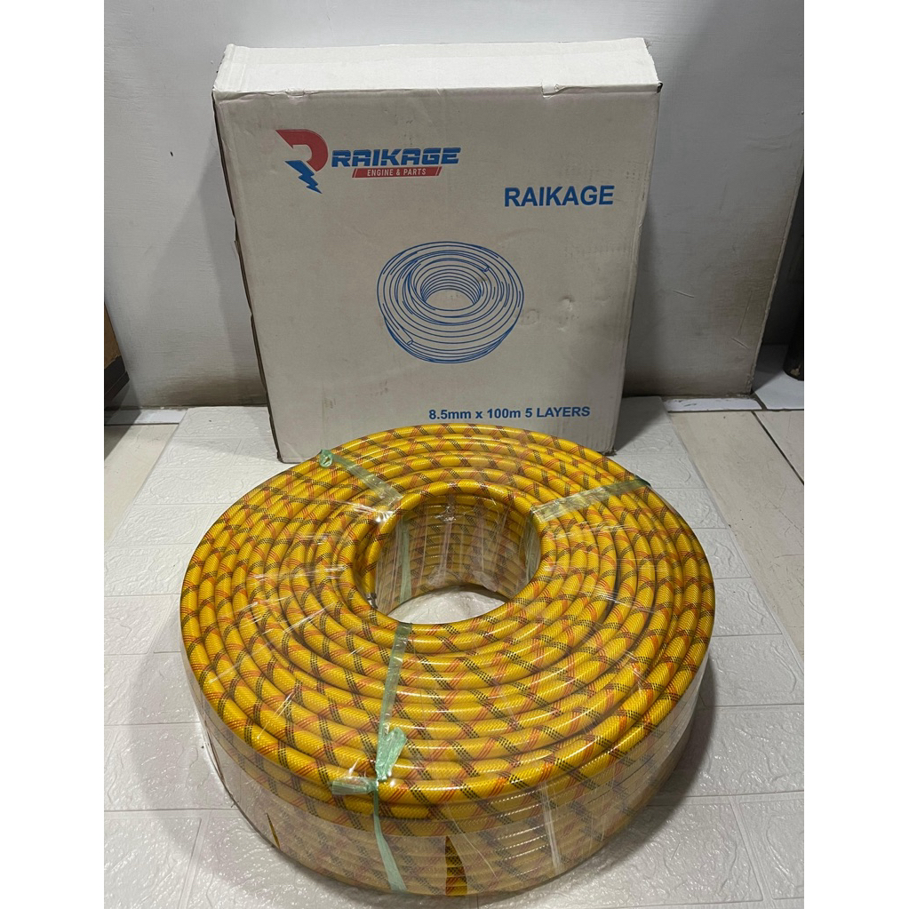 SELANG KOMPRESOR RAIKAGE 50METER DAN 100 METER 5 PLY 5 LAPIS TAHAN DI SEMUA MEDAN PERANG