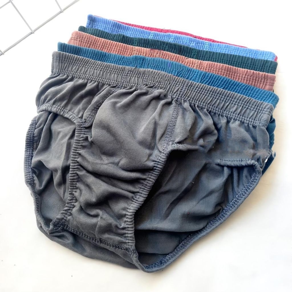 PAKET HEMAT CD PRIA ISI 6 PCS BAHAN KATUN CD PRIA NYAMAN CD PRIA MOTIF POLOS