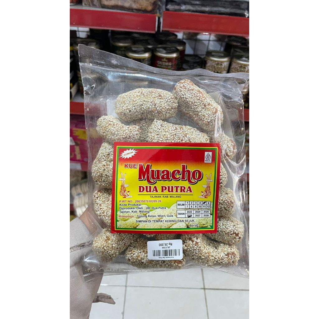 

Kue Muacho Cap Dua Putra|Khas Malang Empuk Renyah Gurih