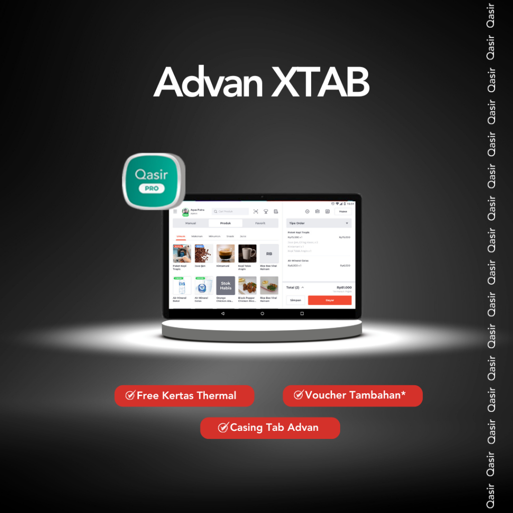 Advan XTAB Mesin Kasir