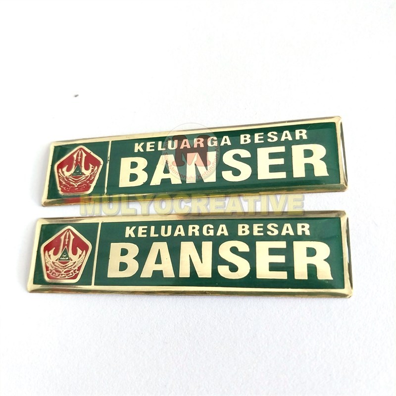 

Nametag Pin Keluarga Besar Banser