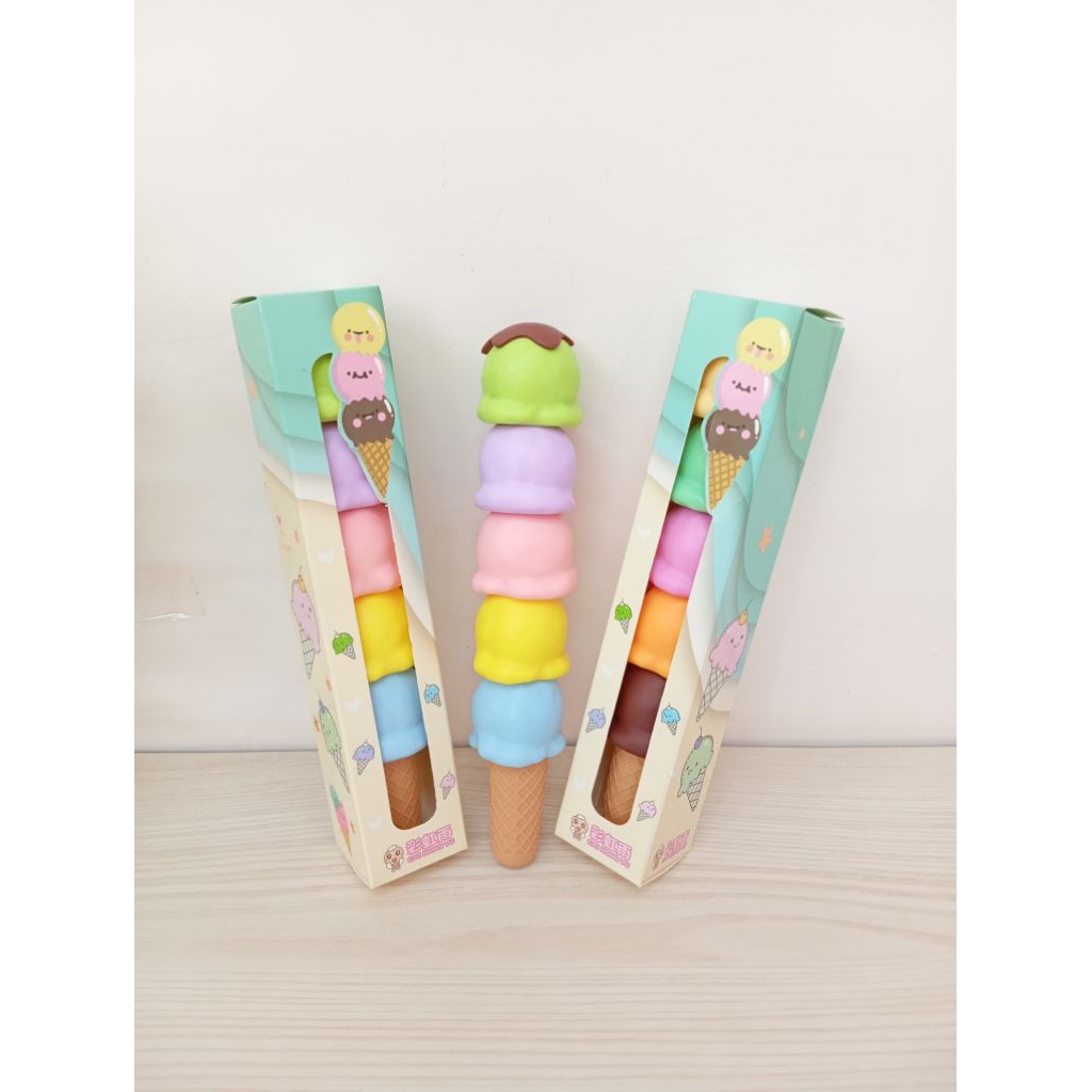 

HIGHLIGHTER ICE CREAM TUMPUK STABILO ICE CREAM SUSUN ALAT TULIS KANTOR UNIK VIRAL