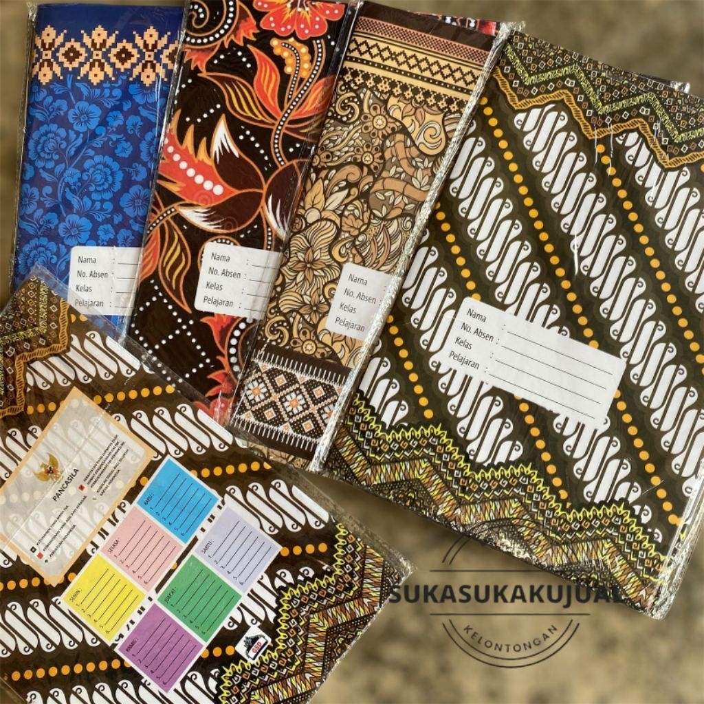 

sampul buku panjang boxy batik 20lembar