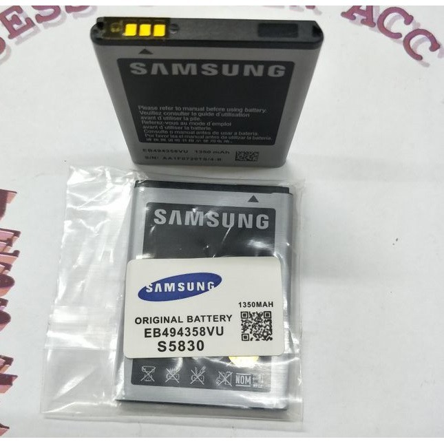 Baterai Original SAMSUNG GALAXY ACE S5830 S6310 S6810 S6802