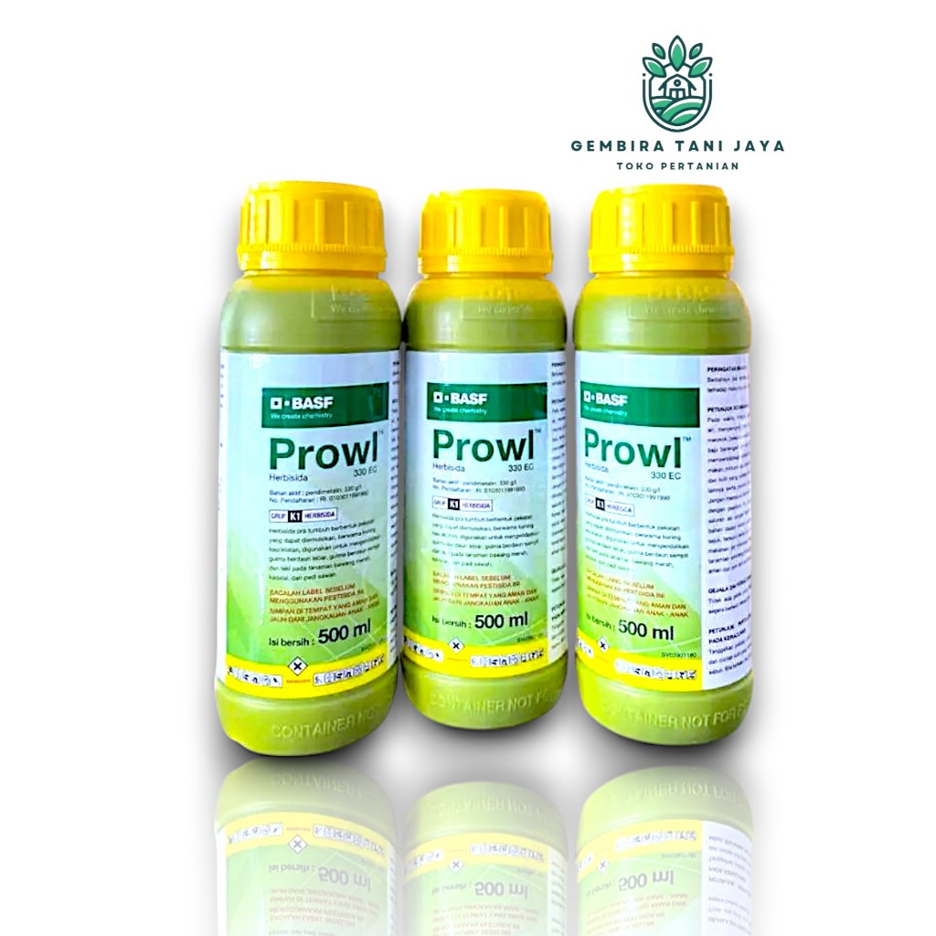 Prowl 330EC 500ml Herbisida Pembasmi Rumput Untuk tanaman Bawang, Kedelai, dan Padi Sawah