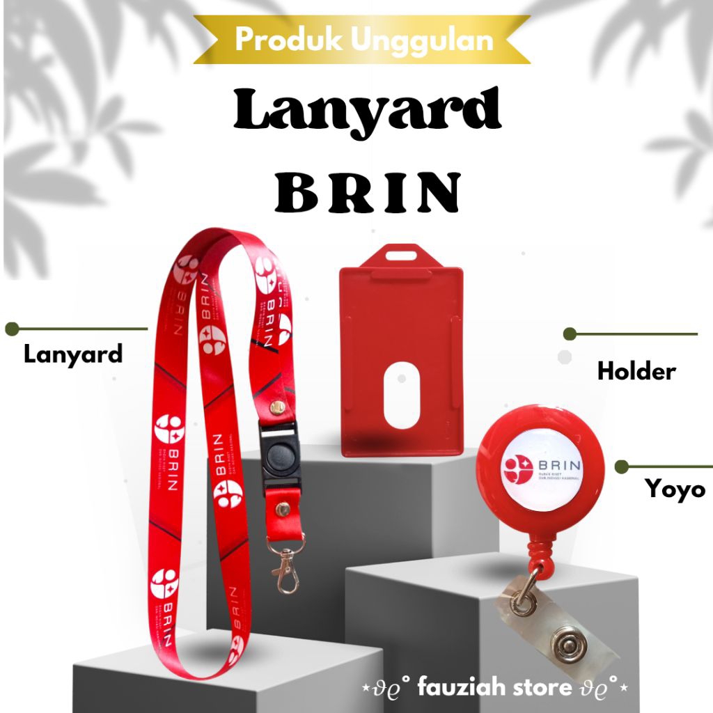 READY TALI ID CARD BRIN / LANYARD BRIN TERMURAH