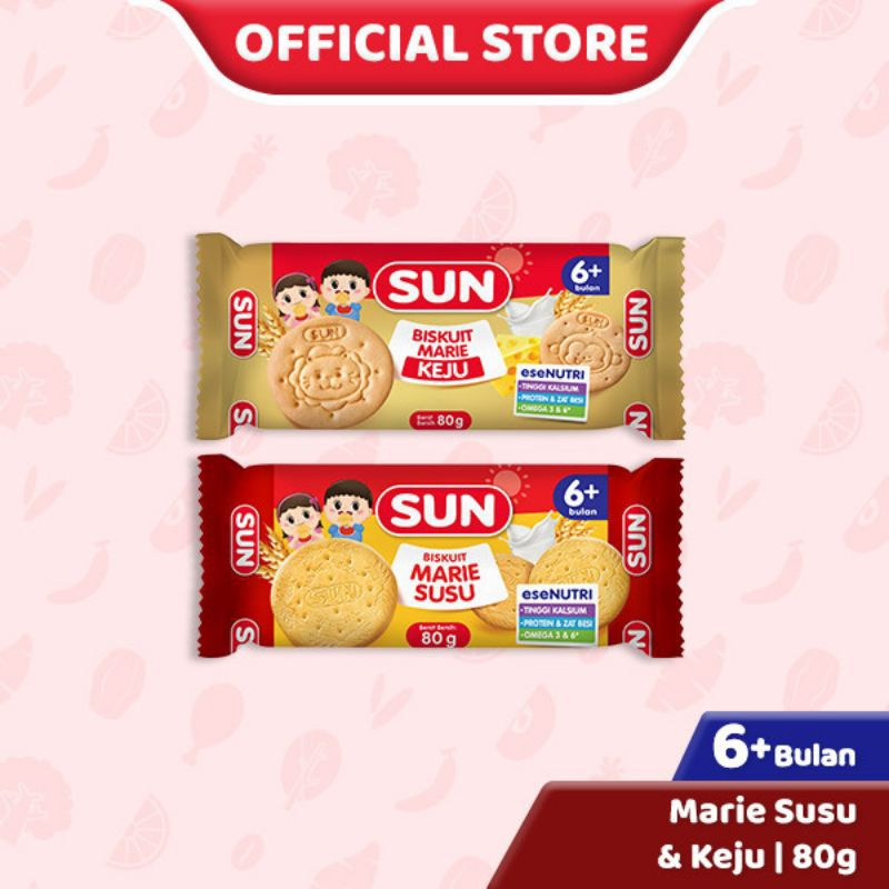 

Sun Marie Biscuit Baby 6 Bulan 80 gr