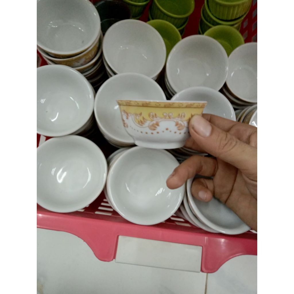 Mangkuk Cuka Cantik  Keramik Mahkota