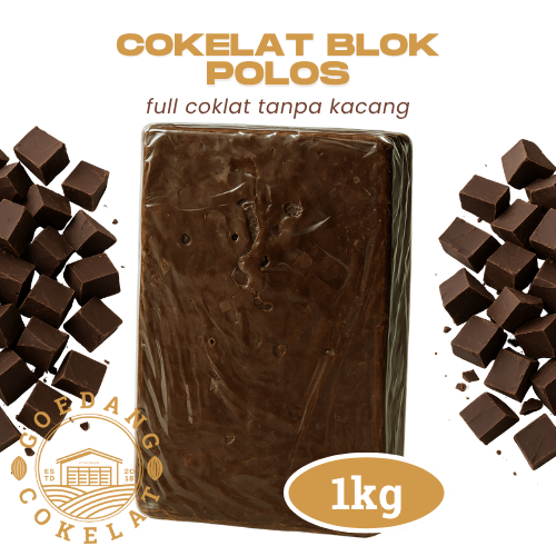 

wadistroalip Cokelat Blok 1 Kg Cokelat Blok Polos Tanpa Kacang Bisa Dimakan Langsung Ata Bahan Kue &