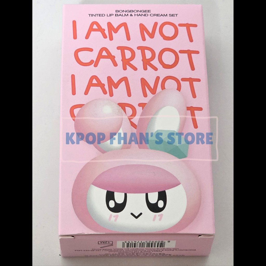 (Ready Stock) Seventeen x AmorePacific - I'm not Carrot Handcream & Lipbalm