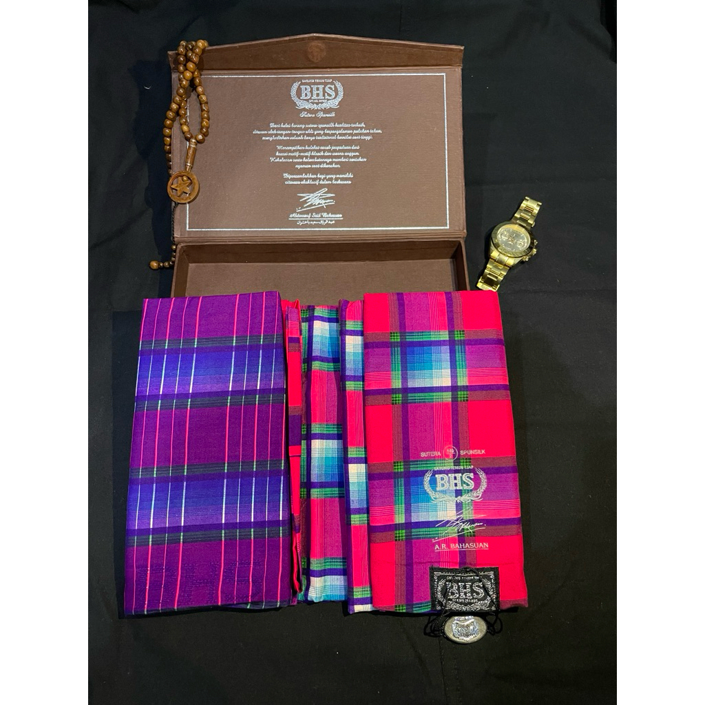 Sarung BHS Full Sutera KBS Pink Sutra spunslik