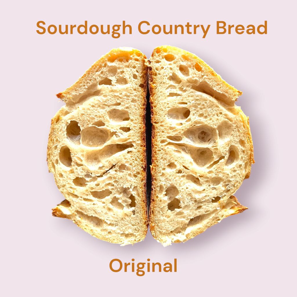 

SOURDOUGH COUNTRY BREAD (ROTI SOURDOUGH) 100℅ RAGI ALAMI