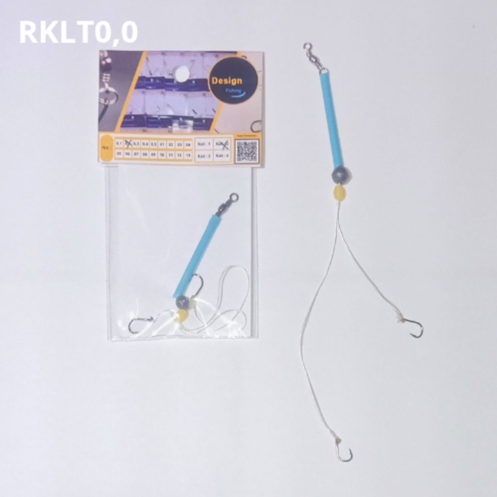 DESIGNION Rangkaian Ikan Kail Kecil Tipe (RKLT0,0 ) No:0,1/0,2/0,3/0,4/0,5/1/2/3/4/5 Umpan Pancing