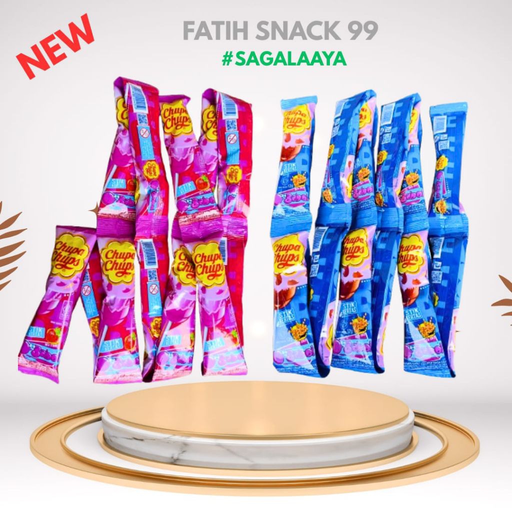 

CHUPA CHUPS LOLLIPOP RENCENG ISI 12 PCS X 12G RASA STRAWBERRY JERUK PERMEN BUAH BIG BABOL