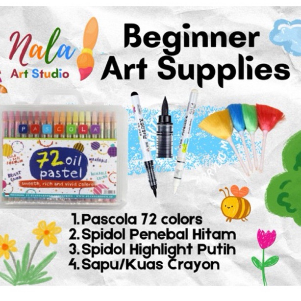 

KODE M25E Beginner Art Supplies Set Coloring Nala Art Studio