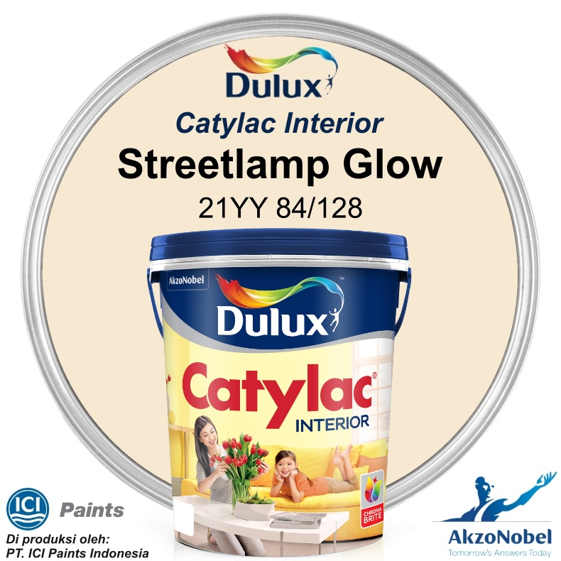 CAT DULUX CATYLAC INTERIOR 25 KG - STREETLAMP GLOW 21YY 84/128