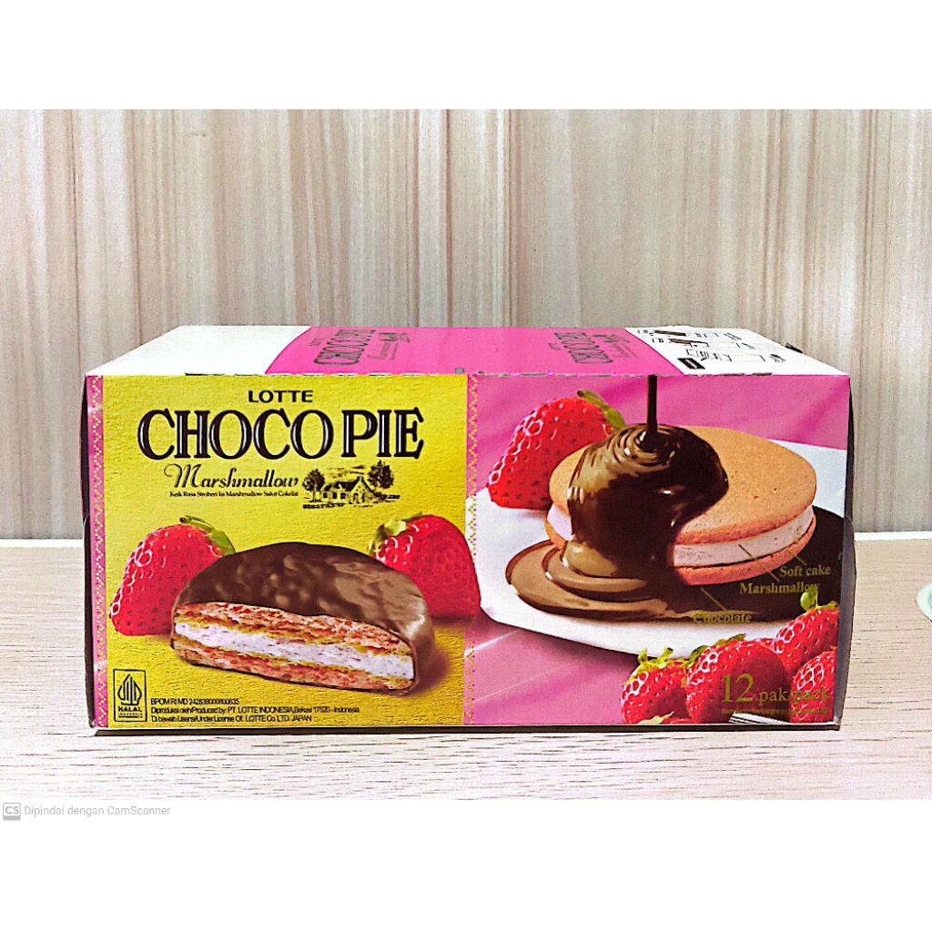 

Chocopie Marshmallow Chocolate | Strawberry | 12x26g