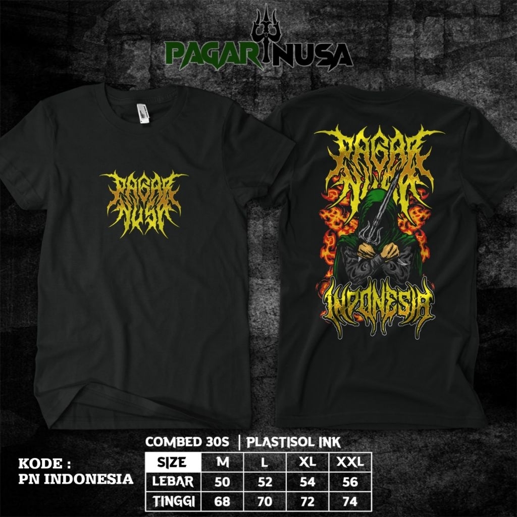 kaos pagar nusa metal