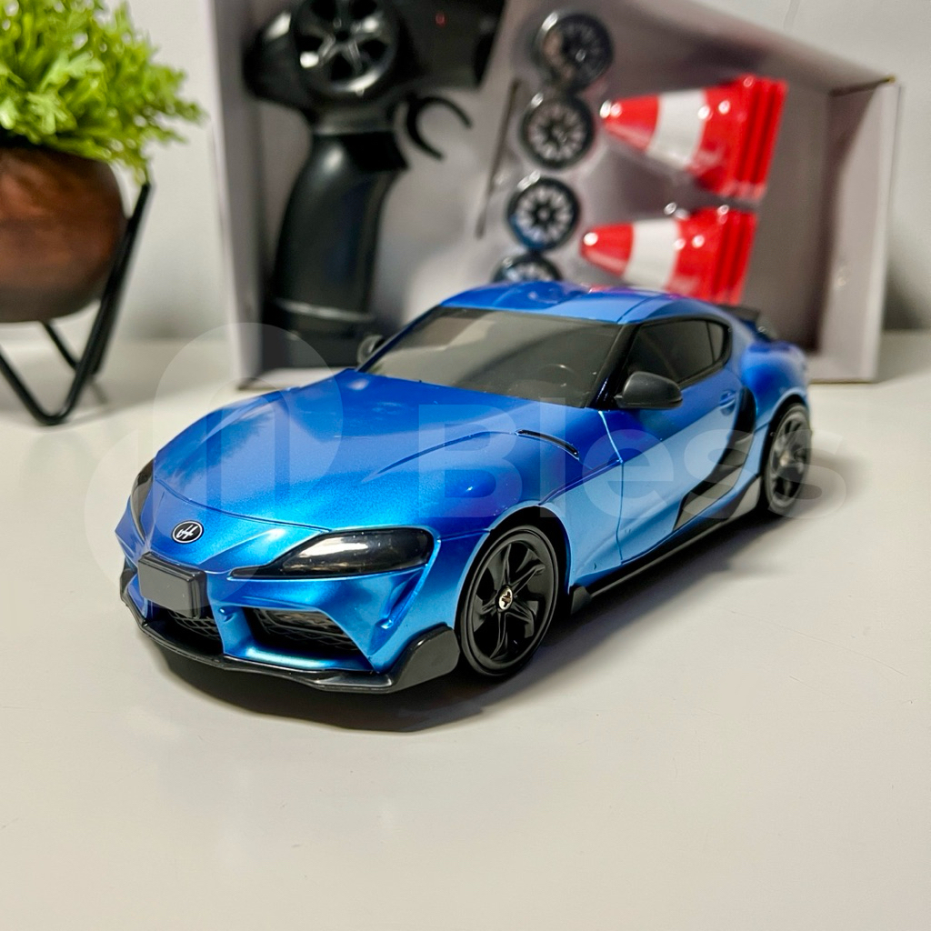 Remote Control RC Drift JDM Supra Police Car 1:24 with Lights 4WD Hadiah Gift Mainan Anak Remote Con