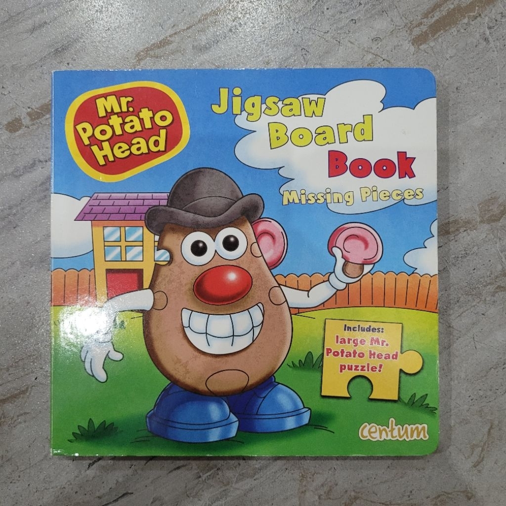 PRELOVED Puzzle Jigsaw Board Book Mr. Potato Head Missing 6 Pieces Little Hands Activity Book Childr